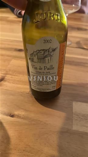 Jura Côtes du Jura Domaine Morelthibaut Vin de Paille 2002