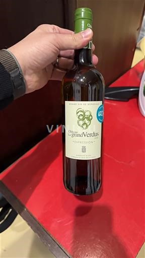 Burdeos Bordeaux Château Le Grand Verdus Expression 2020