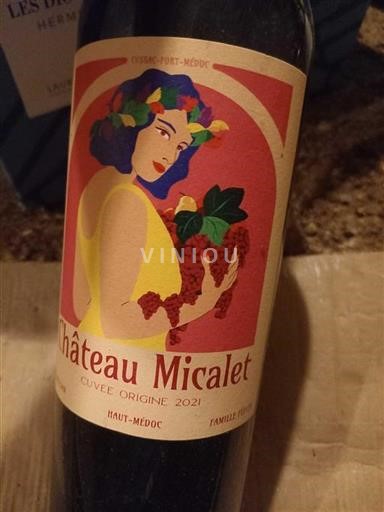 Bordéus Haut-Médoc Château Micalet Origine 2021