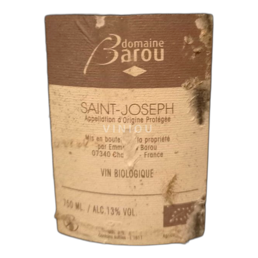 Rhônedalen Saint-Joseph Domaine Barou 2015