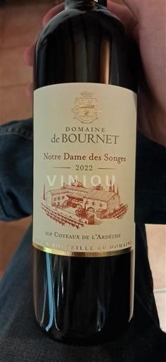 Alpi e Paesi Rodaniani Coteaux dell'Ardèche Domaine Bournet Notre Dame des Songes 2022