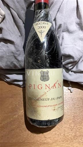 Rhônevallei Châteauneuf-du-Pape Domaine Pignan Réservé 2000