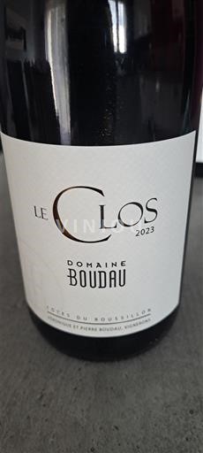 Roussillon Côtes du Roussillon Domaine Boudau Le Clos 2023