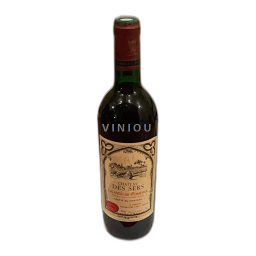 Vin Rouge sec Château Des Sers 1994 France Bordeaux Lalande-de-pomerol AOC