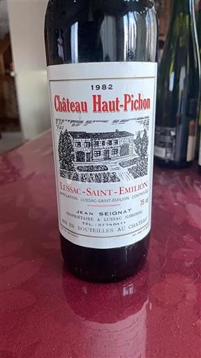Bordeaux Lussac-Saint-Émilion Château Hautpichon 1982