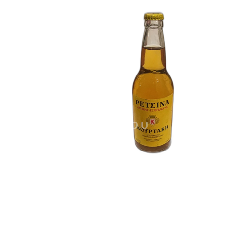 Vin Blanc sec Retsina Kourtaki 1977 Grèce Macédoine