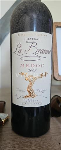 Burdeos Médoc Château La Branne 2007