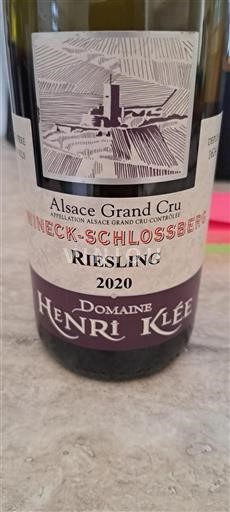 Alsace Not Specified Grand Cru Domaine Henri Klée 2020