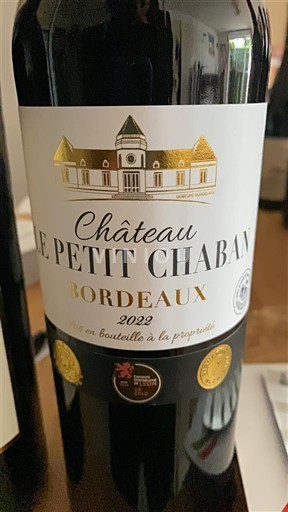 Bordeaux Le Petit Chaban 2022