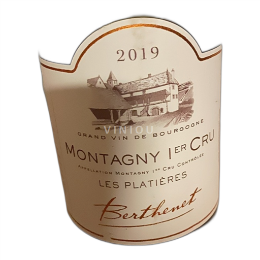 Burgundi Montagny Premier Cru Berthenet Les Platières 2019