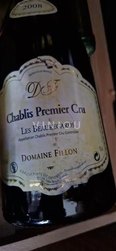 Burgundsko Chablis Premier Cru Premier Cru Domaine Fillon Les Beauregards 2008