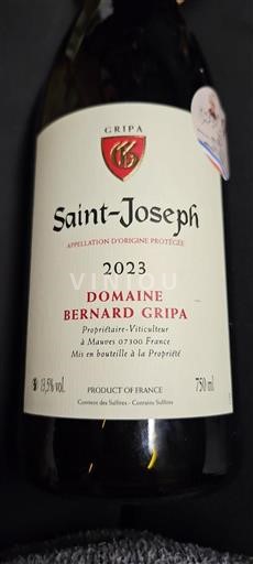 Údolí Rhôny Saint-Joseph Domaine Bernard Gripa 2023