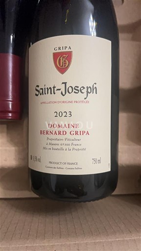 Rhône Valley Saint-Joseph Domaine Bernard Gripa 2023