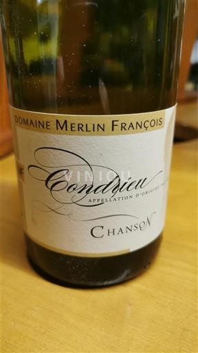 Valle del Rodano Condrieu Domaine Merlin François Chanson Senza annata