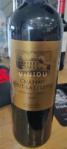 Bordeaux Bordeaux Supérieur Château Haut La Pereyre 2018