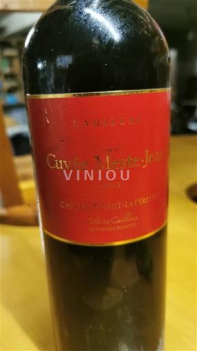 Bordeaux Cadillac Château Haut La Pereyre Meste-Jean 2018