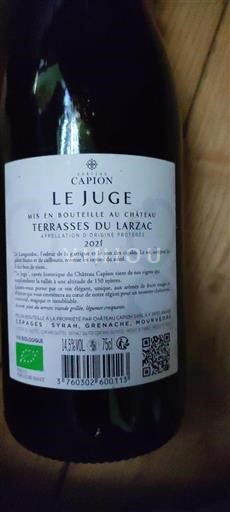 Languedoc Terrasses del Larzac Château Capion Le Juge 2021