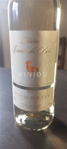 Tây Nam Côtes-de-bergerac Château Combe Des Bois 2020