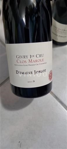 Borgogna Givry Premier Cru Domaine Joblot Clos Marole 2019