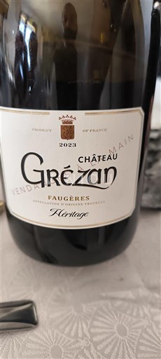 Langvedok Faugères Château Grézan Héritage 2023