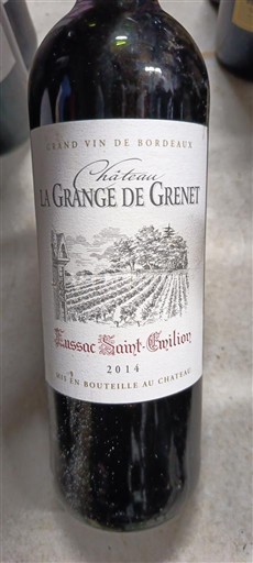 Burdeos Lussac-Saint-Émilion Château La Grange de Grenet 2014