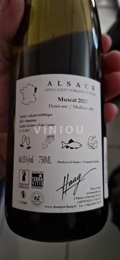 Elsass Domaine Haag 2023