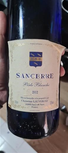 Thung lũng sông Loire Sancerre. Christian Lauverjat Perle Blanche 2012