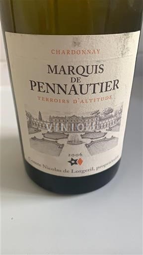 Languedoc Cabardès Marquis De Pennautier Terroirs d'Altitude 2006