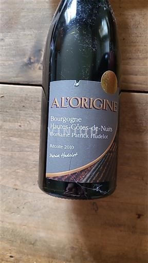 Burgundija Hautes Côtes de Nuits Domaine Patrick Hudelot À l'Origine 2010