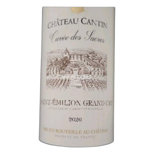 Bordeaux Saint-Émilion Grand Cru Château Cantin des Sacres 2020