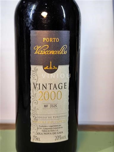 Portugal Port Vasconcellos Vintage 2000