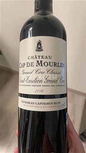 Bordeaux Saint-Émilion Grand Cru Grand Cru Château Cap De Mourlin 2016