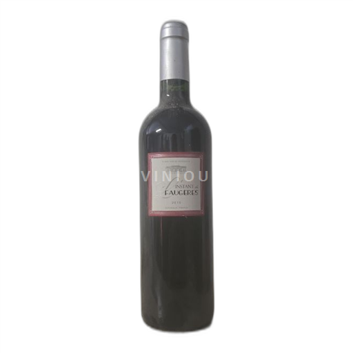 Vin Rouge sec L'Instant de Faugères Faugères 2015 France Bordeaux Saint-Émilion AOC