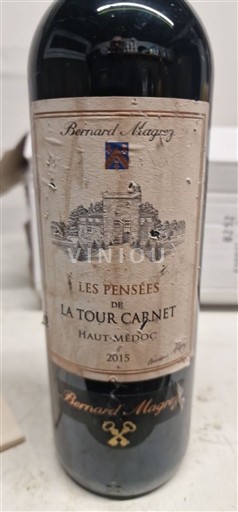 Bordeaux Haut-Médoc Château La Tour Carnet Les Pensées de La Tour Carnet 2015