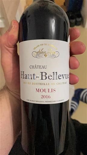 Burdeos Moulis-en-Médoc Château Haut Bellevue 2016