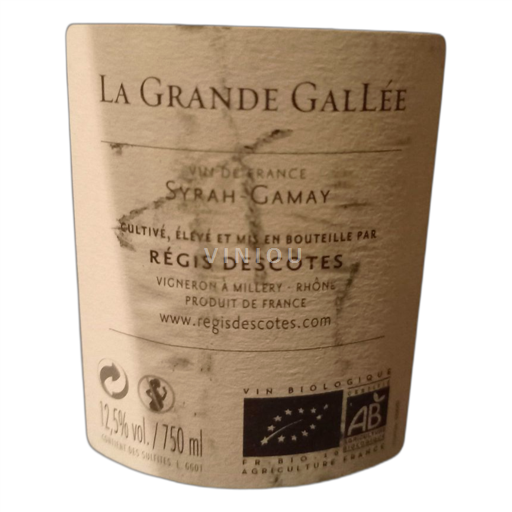 Alpes et pays Rhodaniens Collines rhodaniennes Regis Descotes La grande gallée 2017