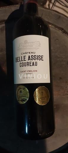 Bordeaux Saint-Émilion Château Belle Assise Coureau L'Esprit 2014