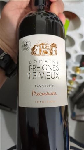 Languedoc-Roussillon Pays d'Oc Domaine Preignes Le Vieux Preixanum Tradition 2022