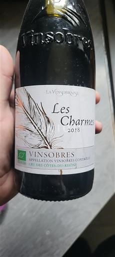 Rhône Valley Vinsobres La Vinsobraise Les Charmes 2018