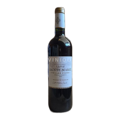 Bordeaux Bordeaux Supérieur Château Saintemarie Vieilles Vignes 2015