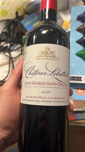 Bordeaux Saint-Georges-Saint-Émilion Château Labattut 2021