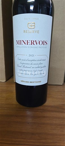 Langvedok Minervois Domaine Gérard Bertrand Réserve 2021