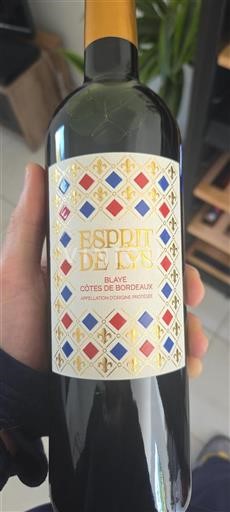 Burdeos Blaye-Côtes de Burdeos Esprit De Lys 2020