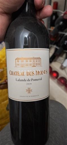 Bordeaux Lalande-de-pomerol Château Des Moines 2018