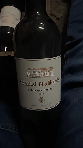 Bordeaux Lalande-de-pomerol Château Des Moines 2018