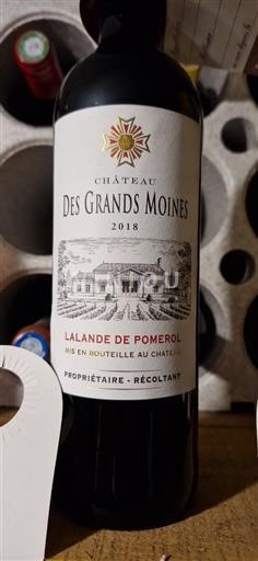 Burdeos Lalande-de-Pomerol Château Des Moines 2018