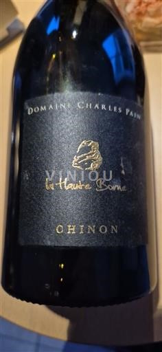 Vallée de la Loire Chinon Charles Pain la Haute Borne 2021