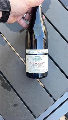 Burgundi Mercurey Château Etroyes Le Clos des Noiterons 2015