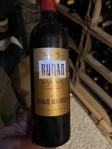 Provence Bandol Domaine S Bunan Moulin des Costes 2018