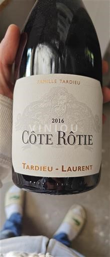 Rhône-dalen Côte-rôtie Tardieu Laurent 2016